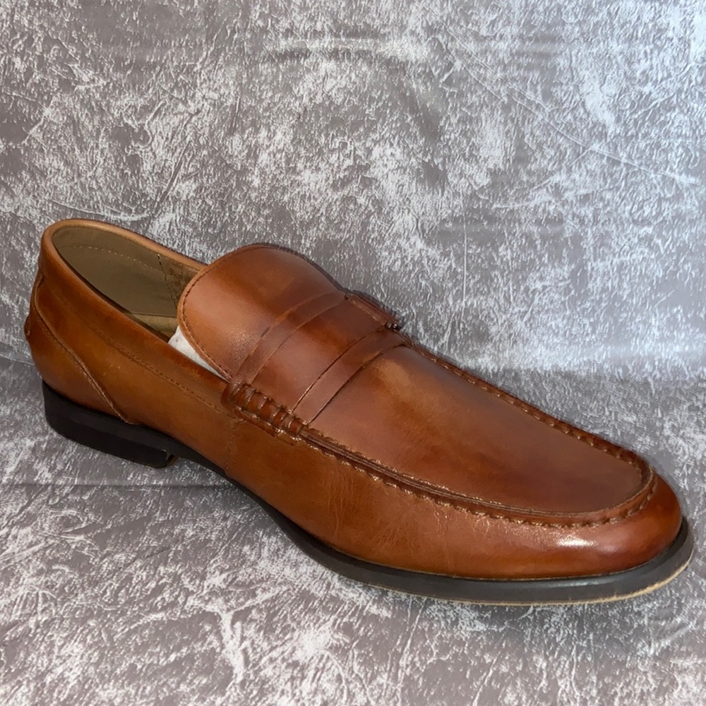 Kenneth Cole Reaction Men's Crespo 2.0 Belt Loafers - Cognac Size 12 Msrp 70